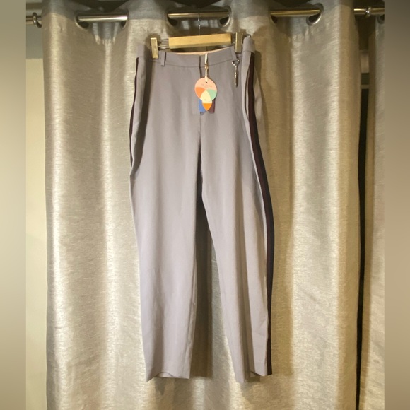 NWT Gray/Purple Ted Baker Ankle Length Pants - Picture 2 of 8